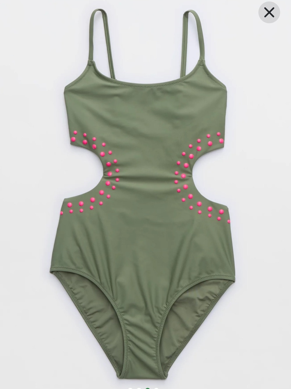 Aerie Cut Out Full Coverage One Piece Swimsuit